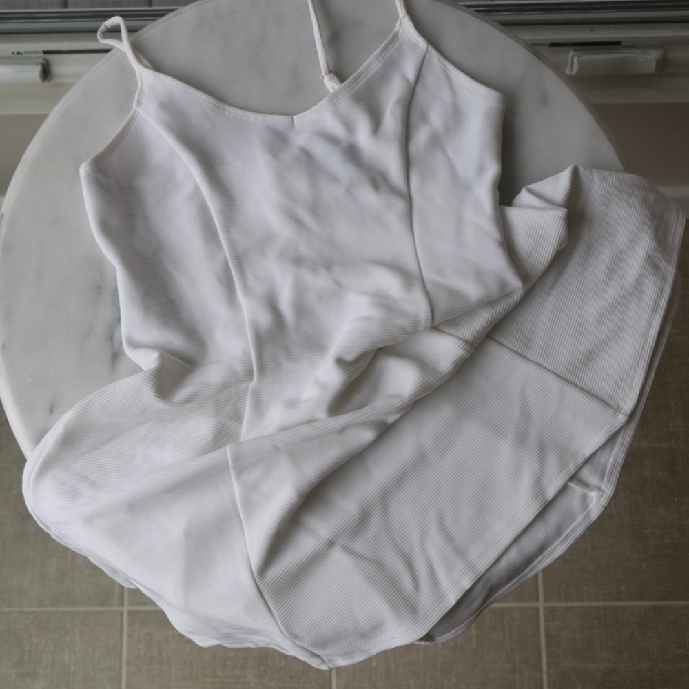 Forever 21 A Line White Dress Skater Sleeveless